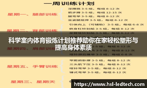 科学室内体育锻炼计划推荐助你在家轻松塑形与提高身体素质