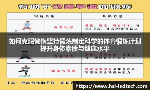 如何克服懒惰坚持锻炼制定科学的体育锻炼计划提升身体素质与健康水平